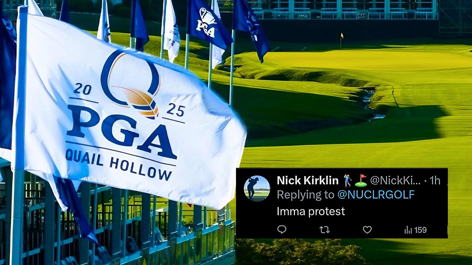 PGA Championship faces criticism from fans due to rain closure/IG:@PGA Championship 