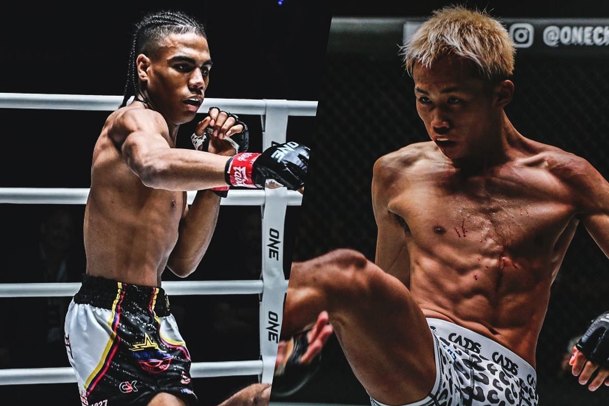 Johan Estupinan (left) and Takiti Naito (right)
