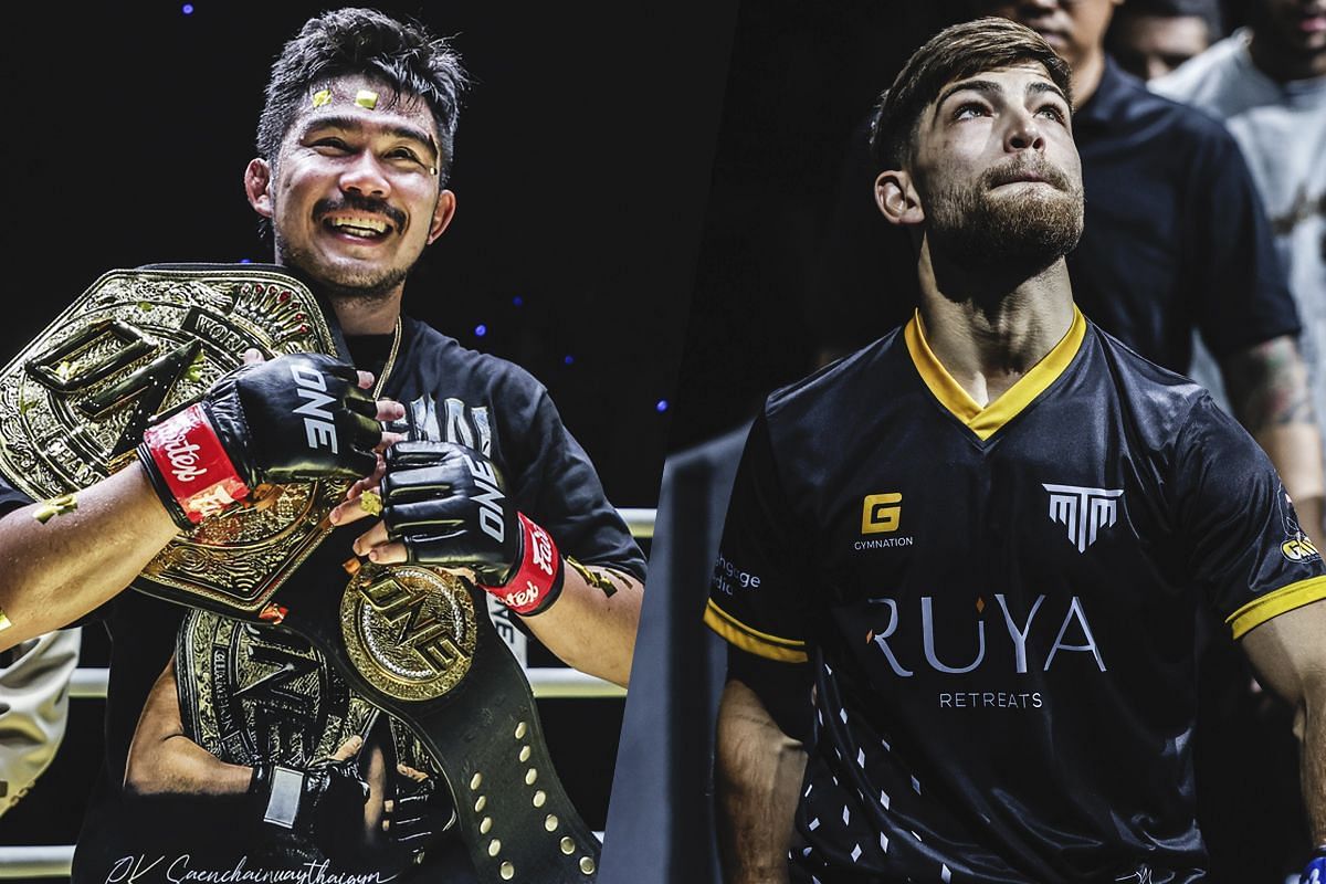 Prajanchai PK Saenchai and Ellis Badr Barboza - Photo by ONE Championship