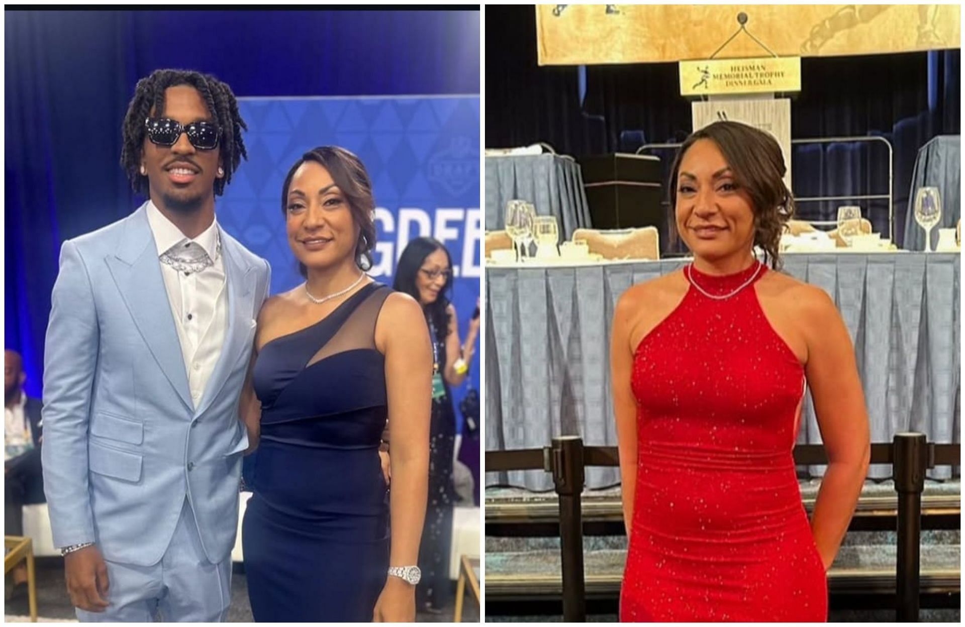 Jayden Daniels&rsquo; mom Regina 
