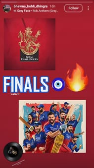 Screenshot of Bhawna Kohli's Instagram story - Source: Bhawna Kohli/IG