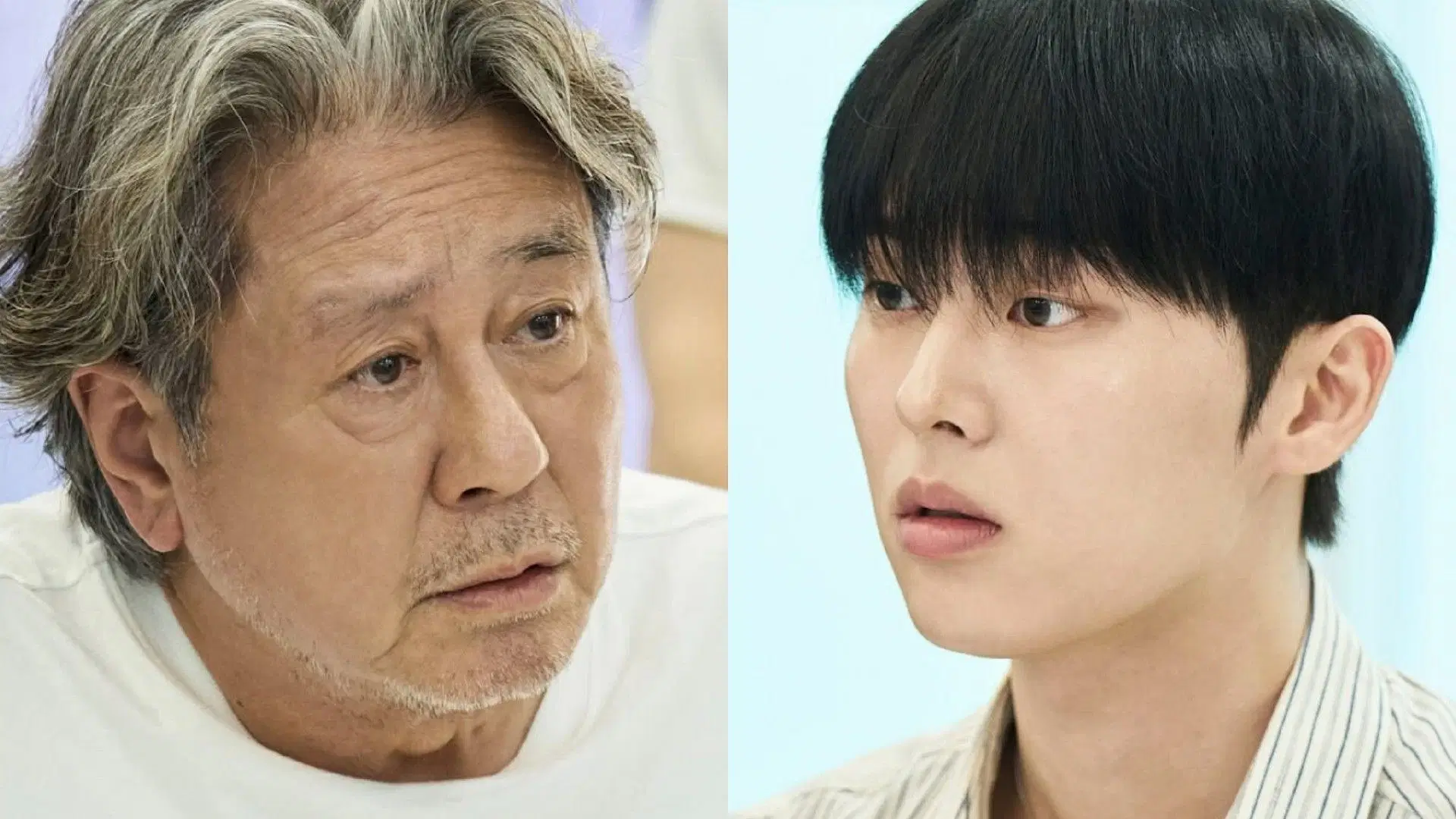 Choi Min-sik and Choi Hyun-wook at the table read of The Notes from the Last Row (Image via Instagram/@netflixkr)