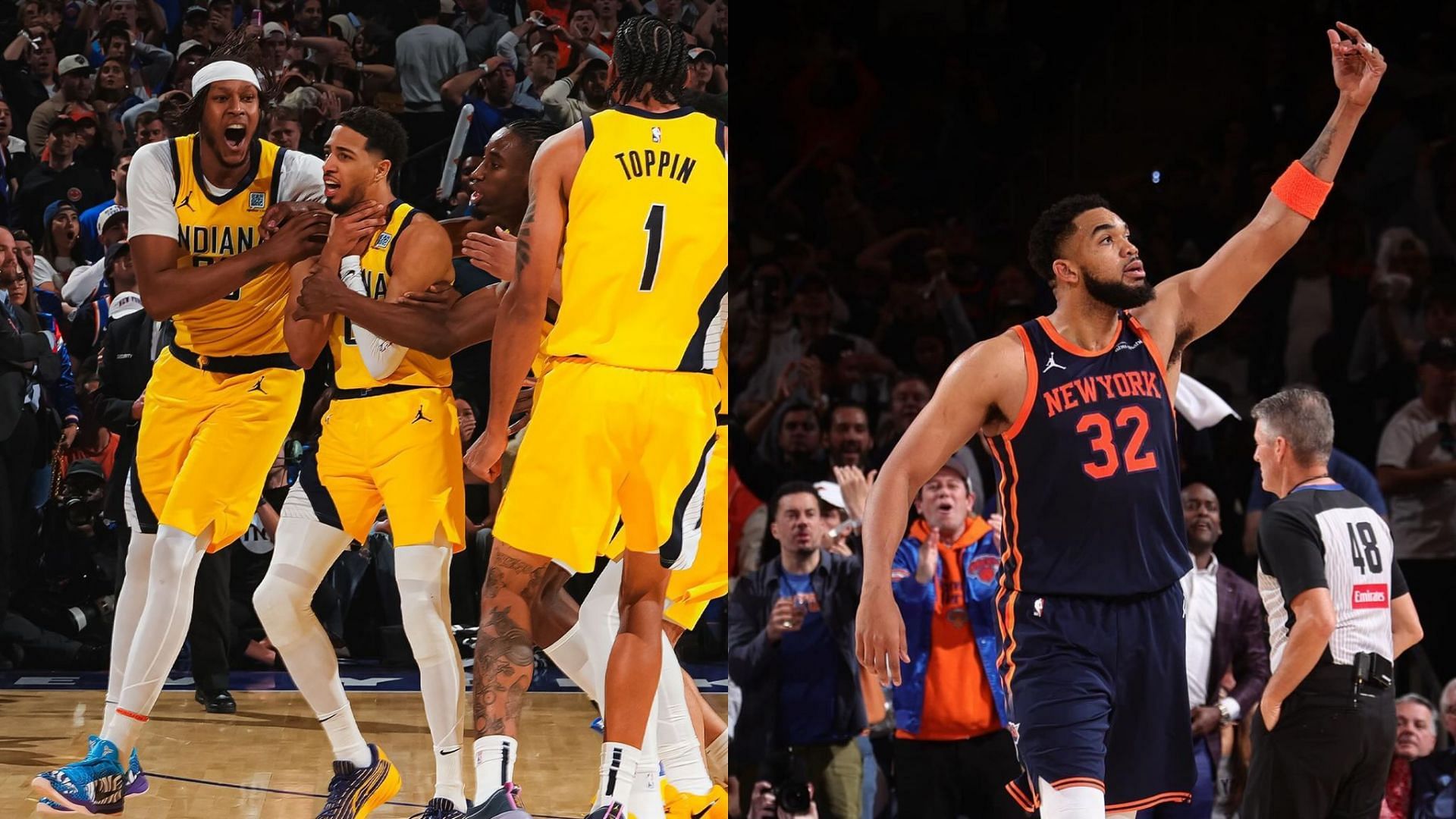 Indiana Pacers vs New York Knicks Prediction and Betting Tips - May 23 | 2025 NBA Playoffs, ECF Game 2 (Photos: @pacers, @nyknicks/ IG)