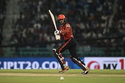 Abhishek Sharma's whirlwind 17-ball 34 ends as he flicks a nothing delivery from Lungi Ngidi to a fielder in RCB vs SRH IPL 2025 match