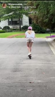 Kristen Saban's Instagram story