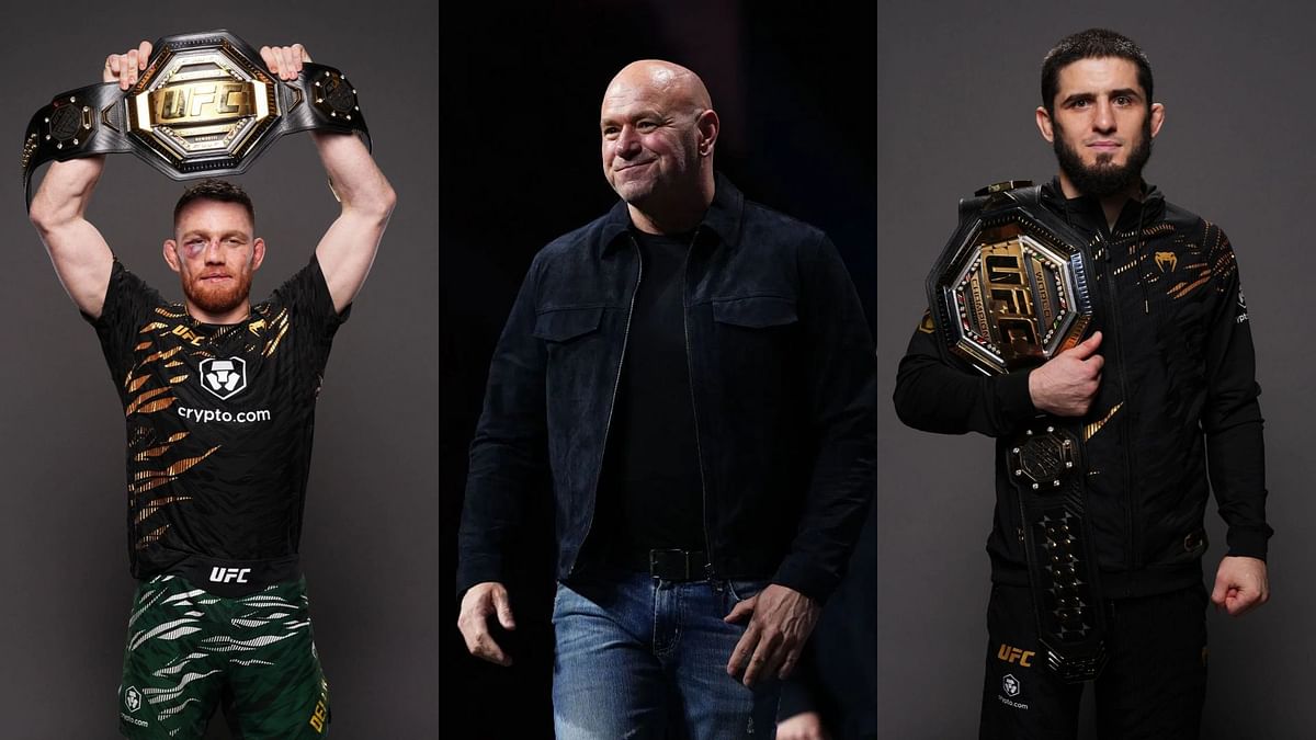 Jack Della Maddalena corners Dana White backstage post UFC 315 win with demand