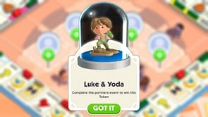 How to unlock and use the Monopoly Go Luke and Yoda token