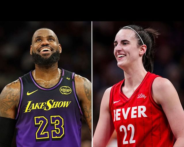 Indiana Fever star Caitlin Clark acknowledged LA Lakers star LeBron James