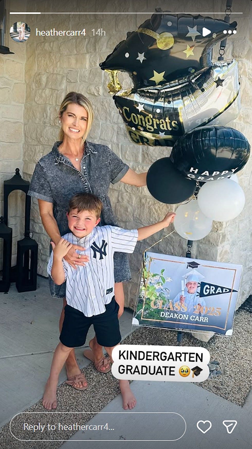 Heather shows up for her son&#039;s major milestone. (Credits: IG/@heathercarr4)