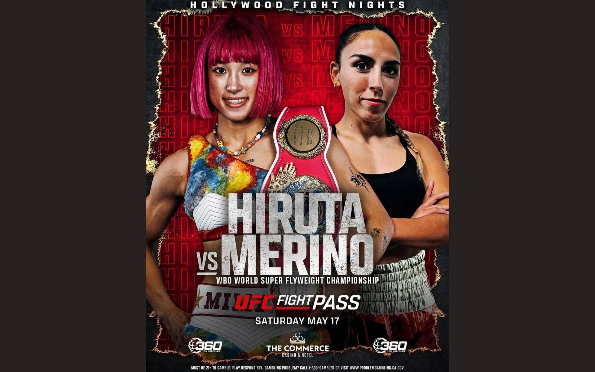 Mizuki Hiruta (left) faced Carla Ayelen Merino (right) in the main event. [Image courtesy: @carlamerinook on Instagram]