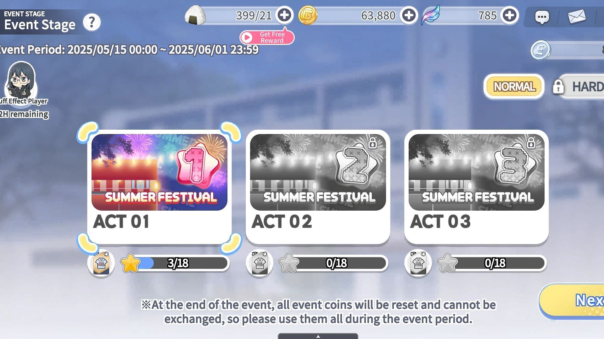 Half-anniversary special event stages (Image via G-Holdings)