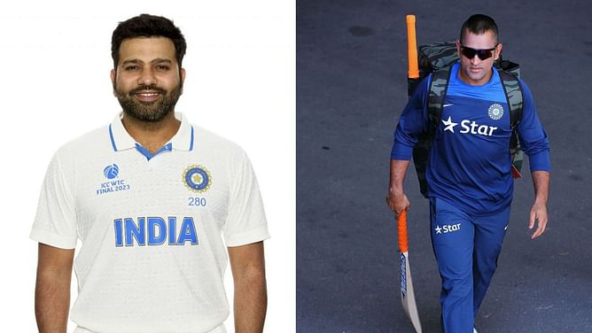 5 stunning similarities between Rohit Sharma and MS Dhoni's Test careers
