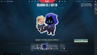 Need to Reload Spray in Valorant (Image via Riot Games)