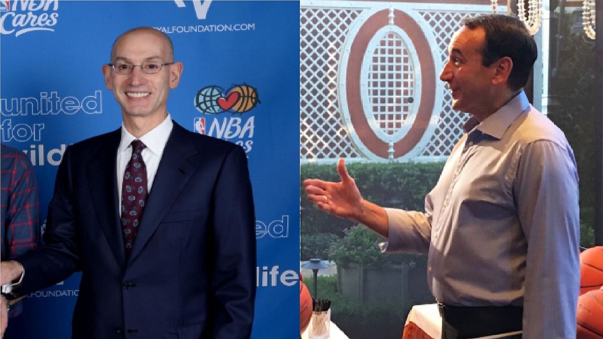 "I love the increased physicality" - Adam Silver shockingly hails gritty NBA Playoffs while crediting Mike Krzyzewski’s role