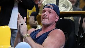"Send these sons of b*tches back to New York" - Pat McAfee brutally mocks Timothée Chalamet, Ben Stiller, Spike Lee during in-arena announcement
