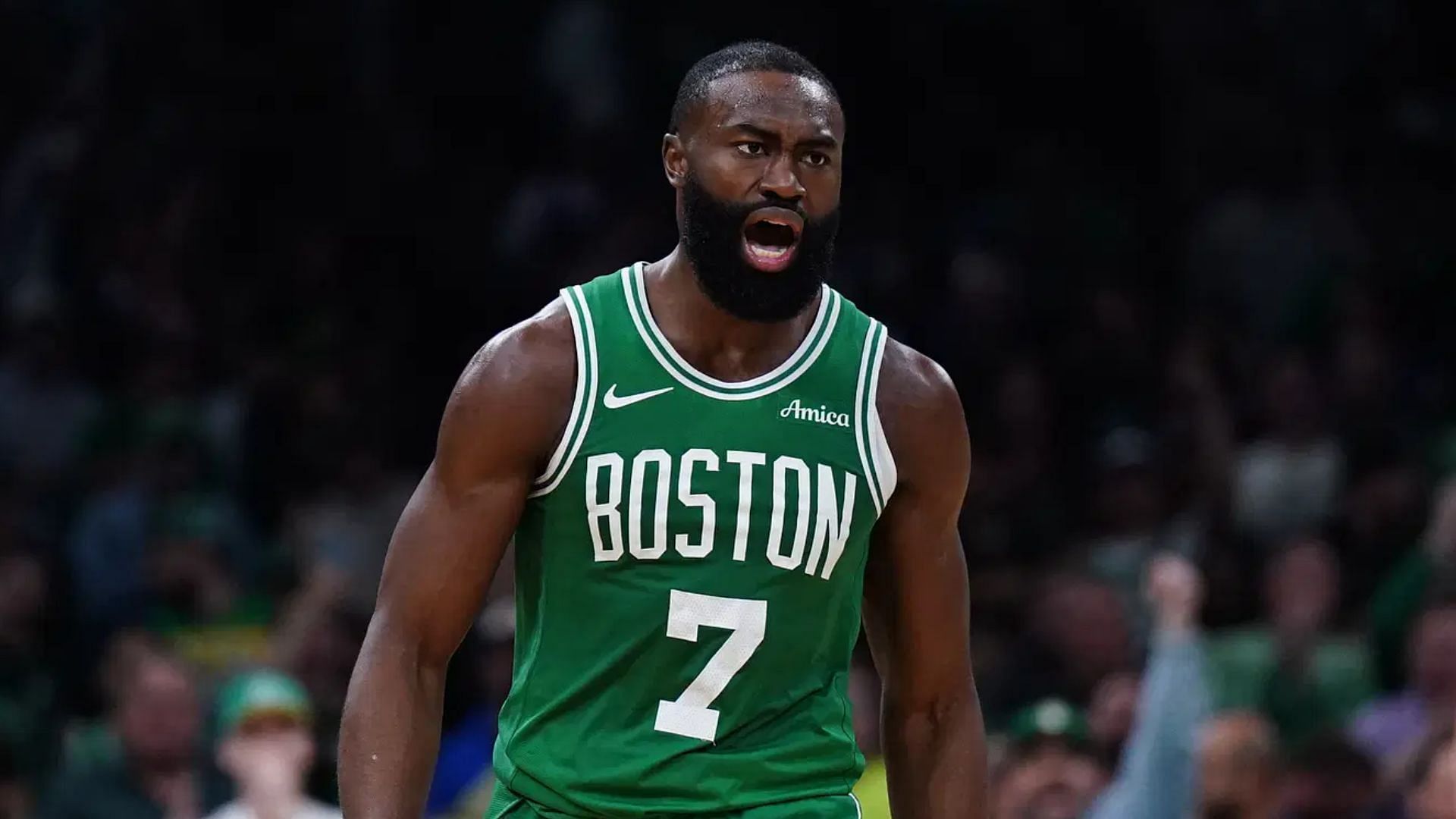 Jaylen Brown vows to play &quot;Celtics basketball&quot; despite missing 75 3-pointers in 2 games vs Knicks. (Photo: IMAGN)