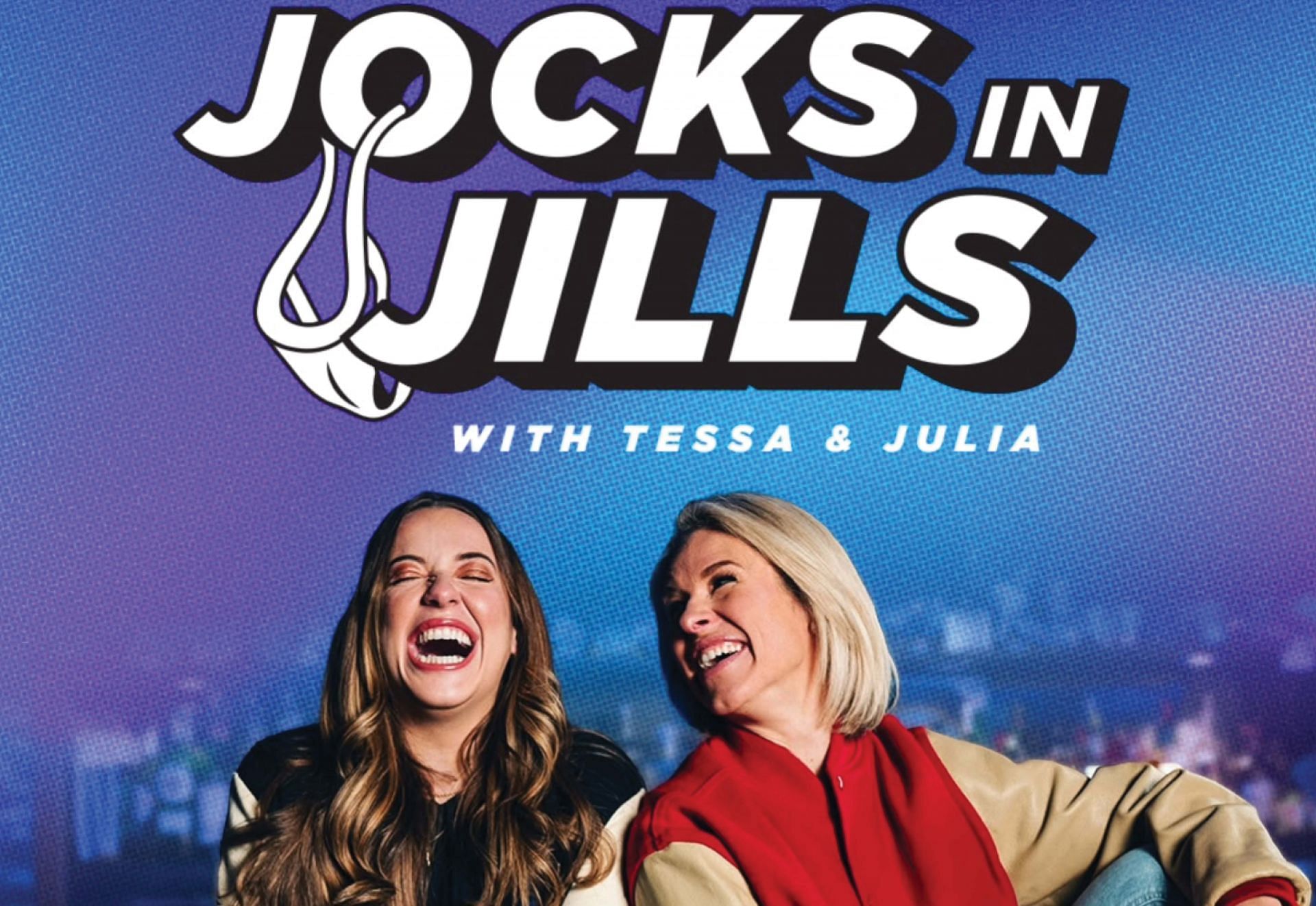 Co-Hosts of PWHL&rsquo;s Podcast Jocks in Jills, Julia Tocheri (left) and Tessa Bonhomme (right) (via Instagram/@jocksinjills) 