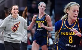 "Sophie and Lexie just having fun": Fans react as Caitlin Clark and Fever players can't contain their excitement over Pacers