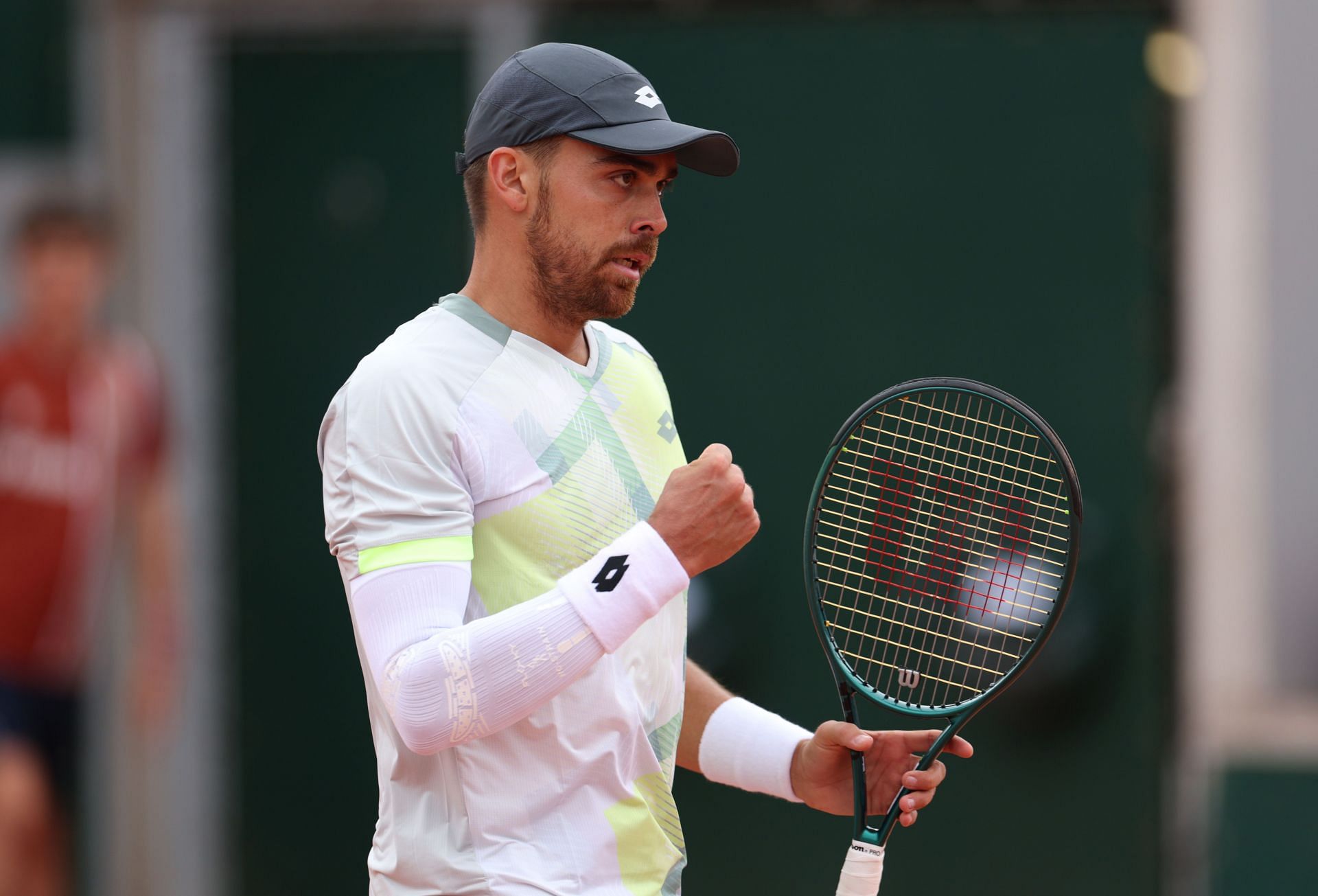 Herbert celebrates a point at the 2025 French Open - Day Three - Source: Getty