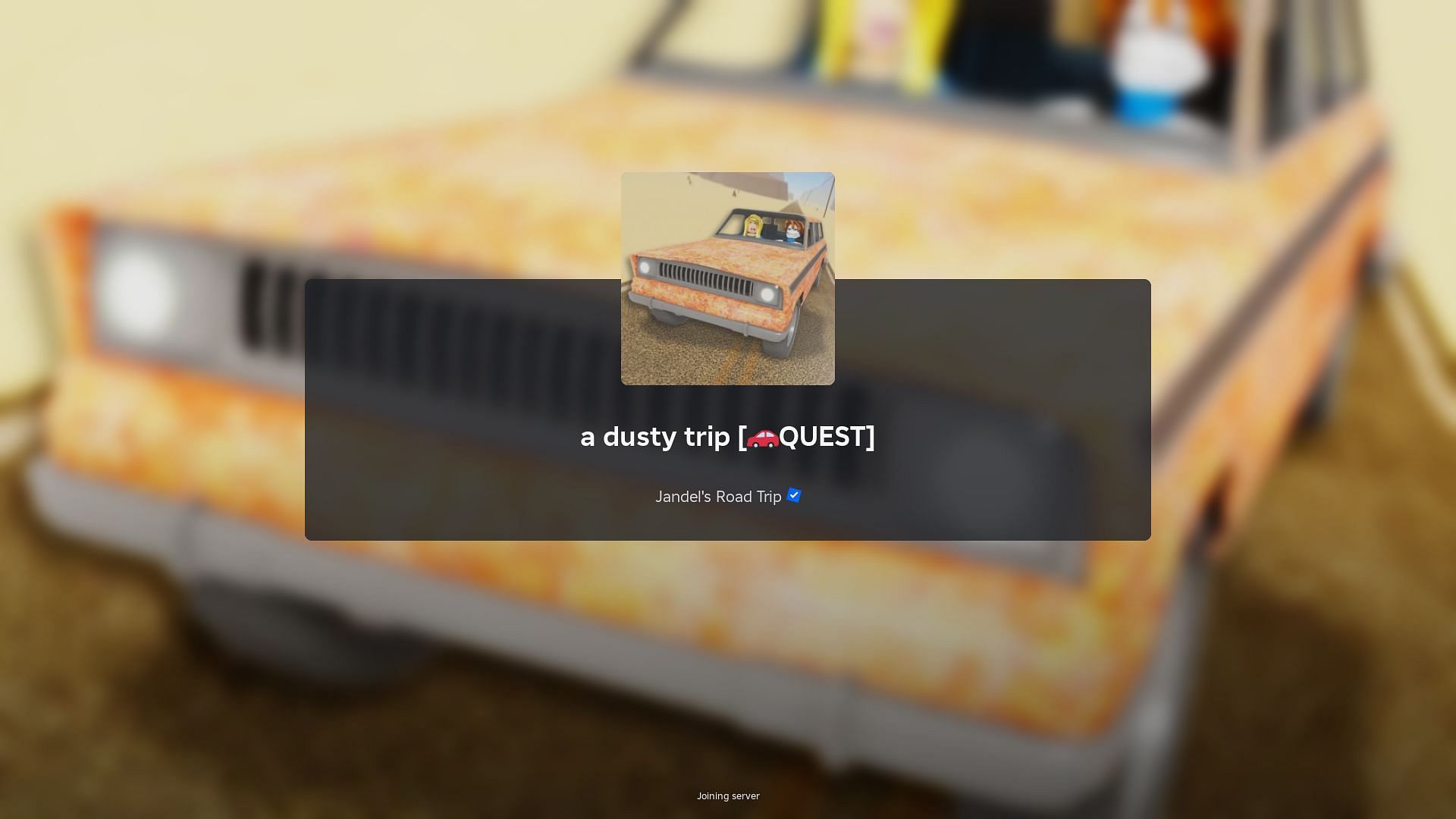 Roblox A Dusty Trip