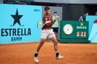 Darderi in action at the Mutua Madrid Open - Day Five - Source: Getty