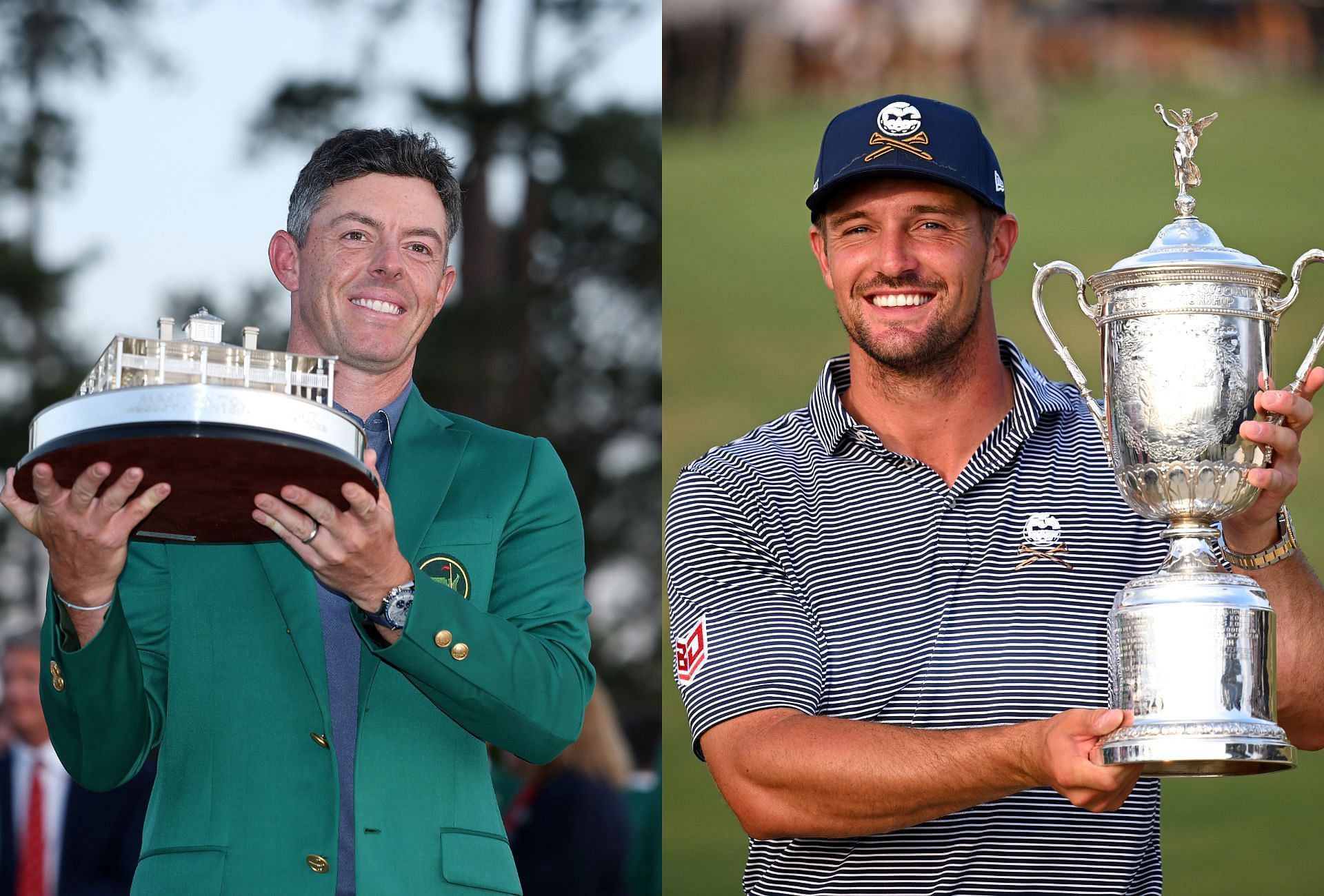 Rory McIlroy and Bryson DeChambeau ( via Getty)