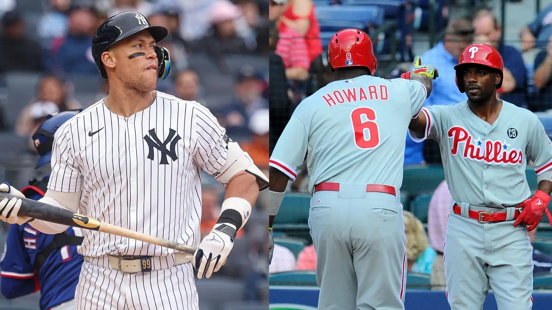 Phillies legends Jimmy Rollins and Ryan Howard believe that Aaron Judge could produce a 60/30 season (Photo Source: IMAGN)