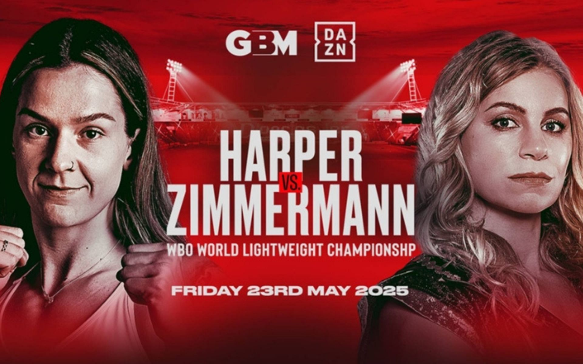 Terri Harper will make the first defence of her lightweight title [Image Courtesy: @DAZN]