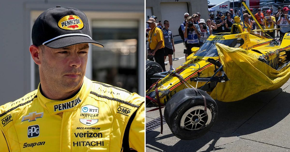 Scott McLaughlin, IndyCar, Indy 500, Team Penske, crash