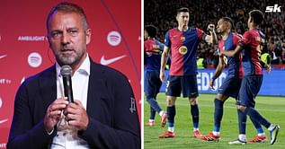 “It starts with the forwards” - Hansi Flick explains where Barcelona can improve after winning LaLiga