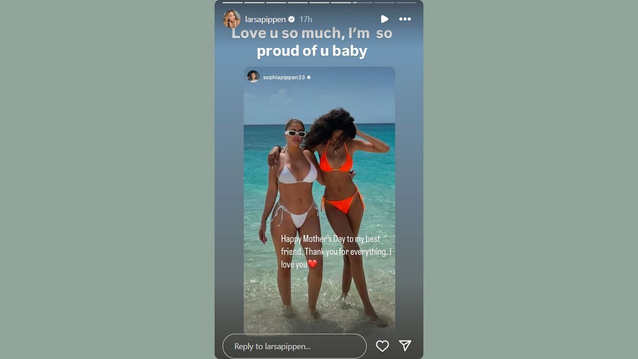Larsa Pippen shares her daughter's Mother's Day wish. (Credits: @larsapippen/Instagram)