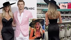 Braxton Berrios' GF Alix Earle faces wardrobe malfunction over winning bet at Kentucky Derby