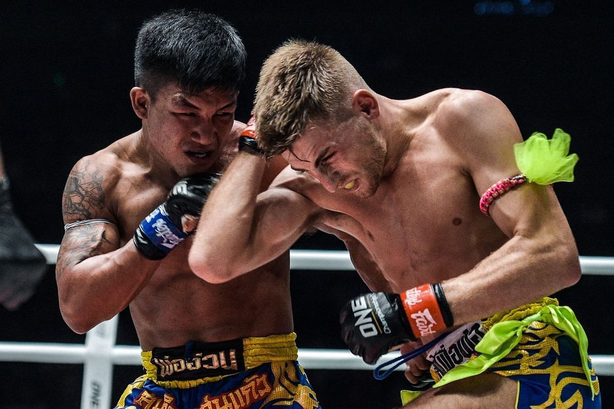 Rodtang (left), Jonathan Haggerty (right) [Photo via ONE Championship]