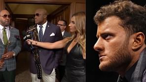 MJF's girlfriend questions The Hurt Syndicate backstage on AEW Dynamite; refused any answers