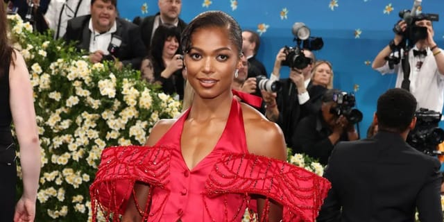 gabby thomas red dress time 's The Closers Impact Dinner