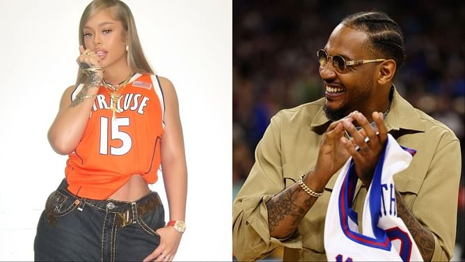 Latto’s viral Syracuse jersey snap sparks Carmelo Anthony's podcast invite to rap icon