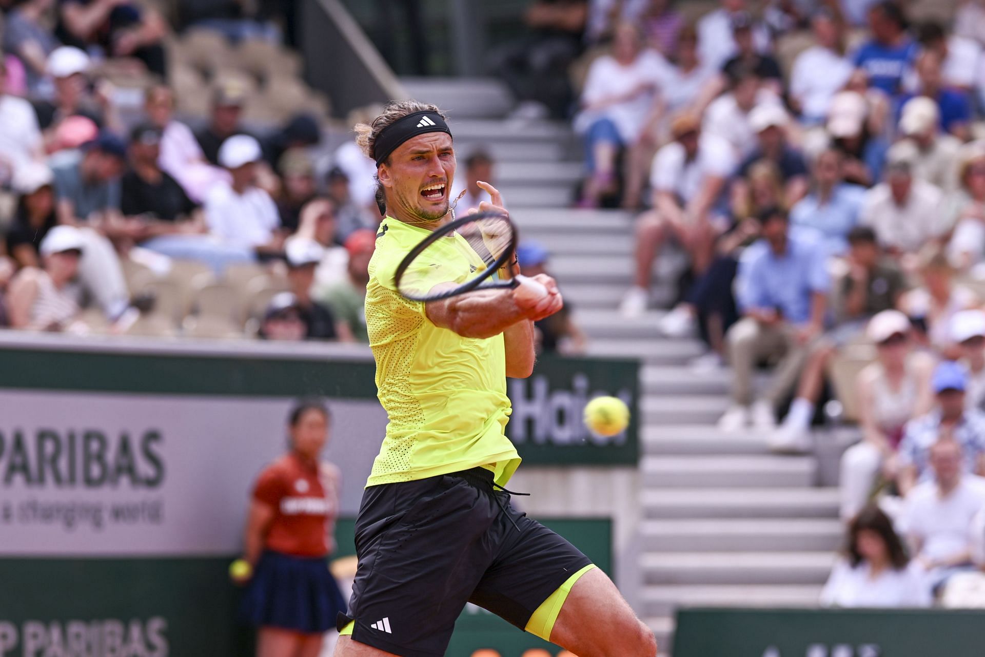 Alexander Zverev at the French Open 2025. (Photo: Getty)