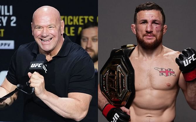 Dana White falls for fake news involving Merab Dvalishvili's training injury, 'The Machine' chimes in