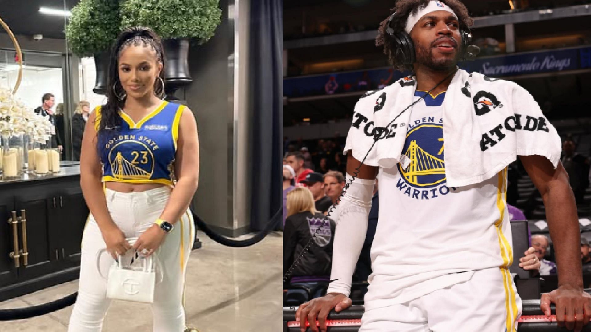 An image of Hazel Renee and Buddy Hield side by side