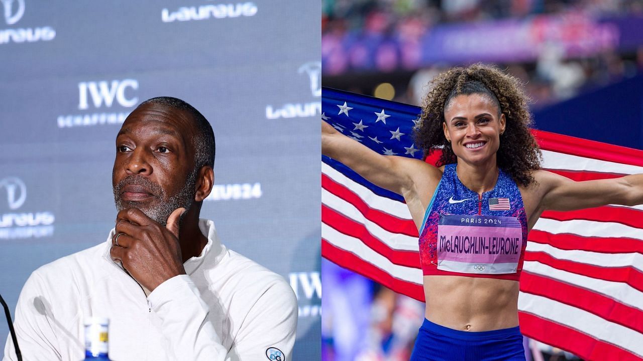 Michael Johnson and Sydney McLaughlin