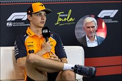 Damon Hill reacts to Oscar Piastri's hilarious explanation of his lineage connecting him to Italy