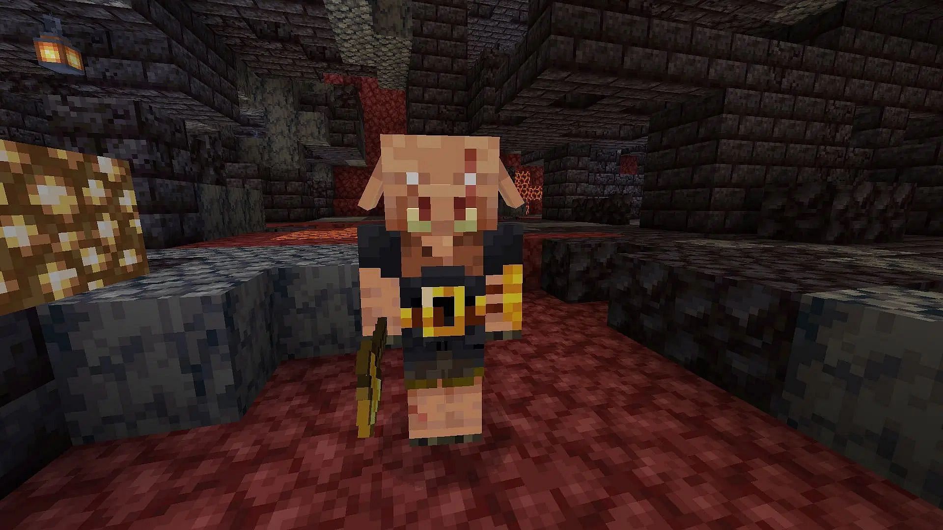 Minecraft piglin dance