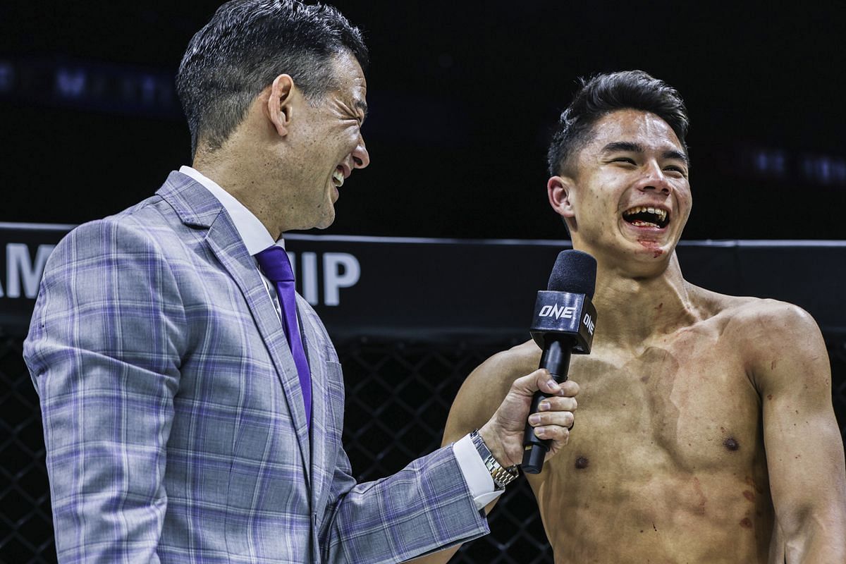 Mitch Chilson (left), Johan Ghazali [Photo via ONE Championship]