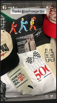 Dale Earnhardt Jr.'s Instagram story - Source: @dalejr on IG