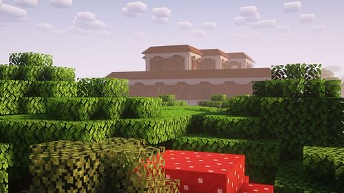 Dark Oak Forest usually generates a Woodland Mansion that has great loot. (Image via Sportskeeda Gaming || Mojang Studios)