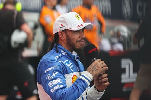 Lewis Hamilton at the F1 Grand Prix Of Miami - Source: Getty