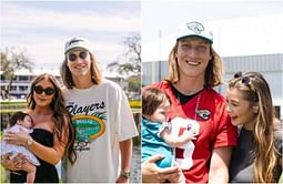 Trevor Lawrence's 4 month baby Shae Lynn makes Jaguars camp debut with mother Marissa