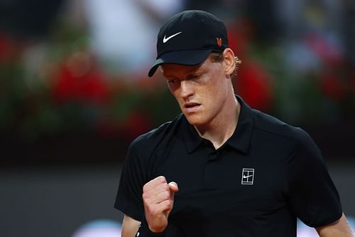 Jannik Sinner at the Internazionali BNL D'Italia 2025 - Day Six - Source: Getty