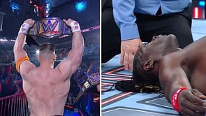 R-Truth sends a message after John Cena defeats him at WWE Saturday Night's Main Event