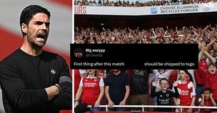 "Time to leave my club", "Should be shipped to Togo" - Arsenal fans want star sold after showing in 2-1 loss to PSG in UCL S/F